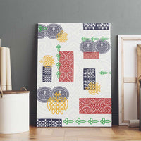 Vintage Lapita Canvas Wall Art Iconic Double Face Pattern