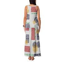 Vintage Lapita Family Matching Tank Maxi Dress and Hawaiian Shirt Iconic Double Face Pattern LT05 - Polynesian Pride