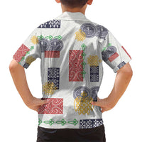 Vintage Lapita Kid Hawaiian Shirt Iconic Double Face Pattern LT05 - Polynesian Pride