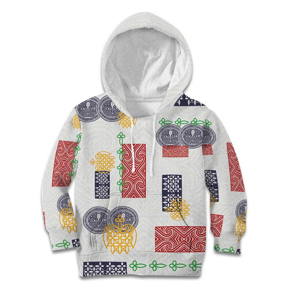 Vintage Lapita Kid Hoodie Iconic Double Face Pattern