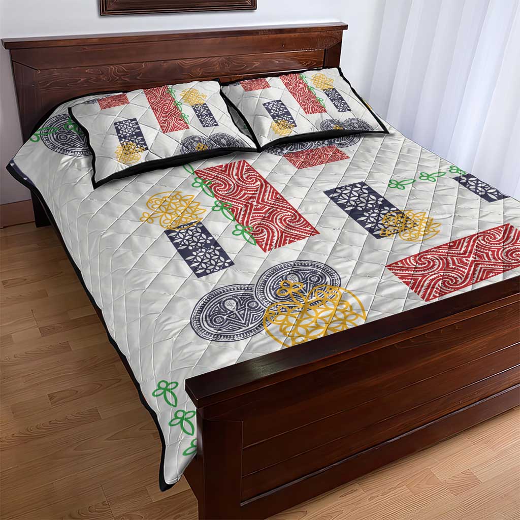 Vintage Lapita Quilt Bed Set Iconic Double Face Pattern