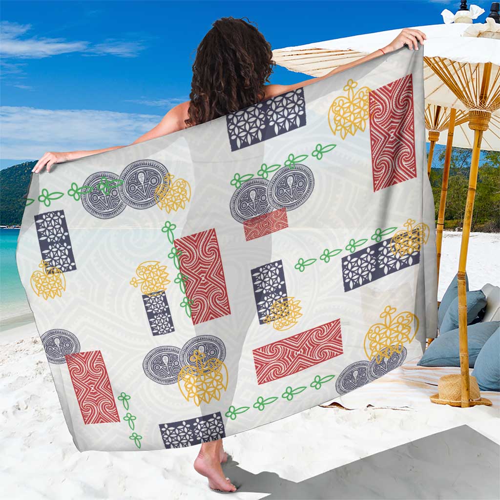 Vintage Lapita Sarong Iconic Double Face Pattern LT05 One Size 44 x 66 inches Colorful - Polynesian Pride