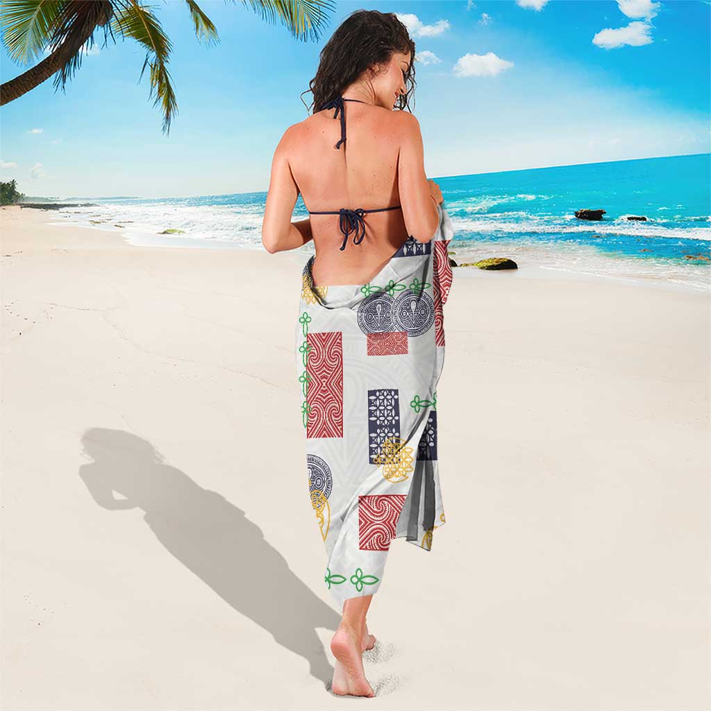 Vintage Lapita Sarong Iconic Double Face Pattern LT05 - Polynesian Pride