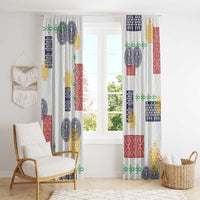 Vintage Lapita Window Curtain Iconic Double Face Pattern
