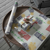 Vintage Lapita Wrapping Paper Iconic Double Face Pattern LT05 - Polynesian Pride