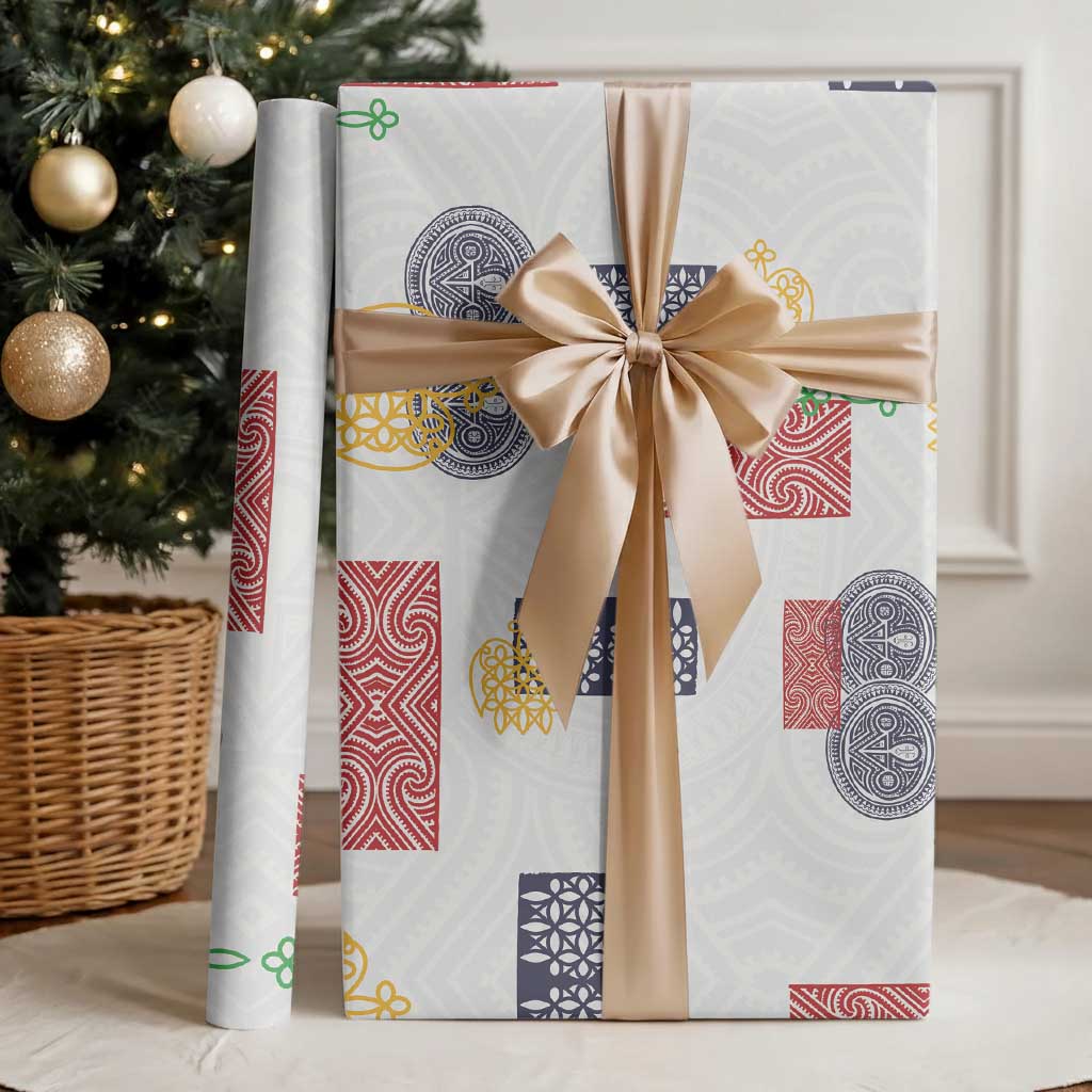 Vintage Lapita Wrapping Paper Iconic Double Face Pattern LT05 - Polynesian Pride