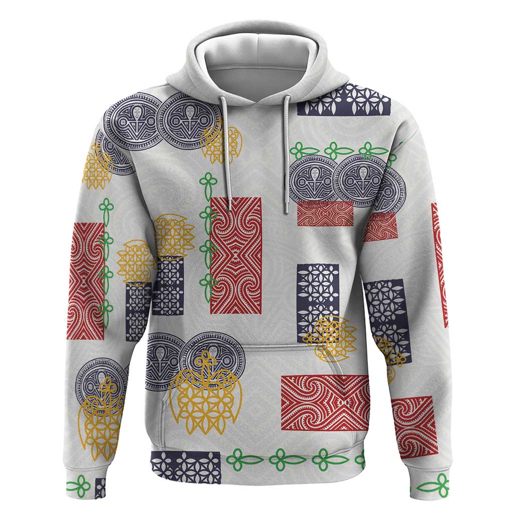 Vintage Lapita Zip Hoodie Iconic Double Face Pattern