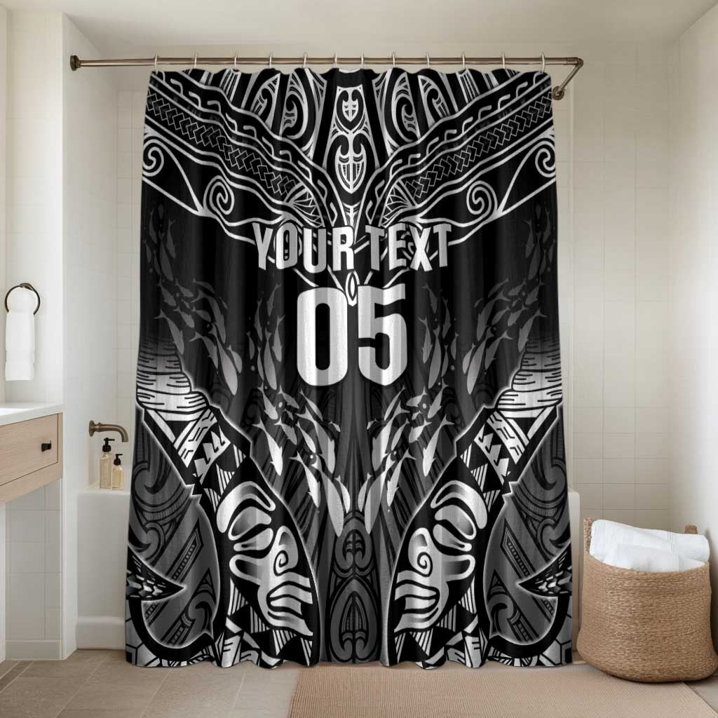 Custom New Zealand Fishing Bathroom Set Aotearoa Maori Koru - Polynesian Pride