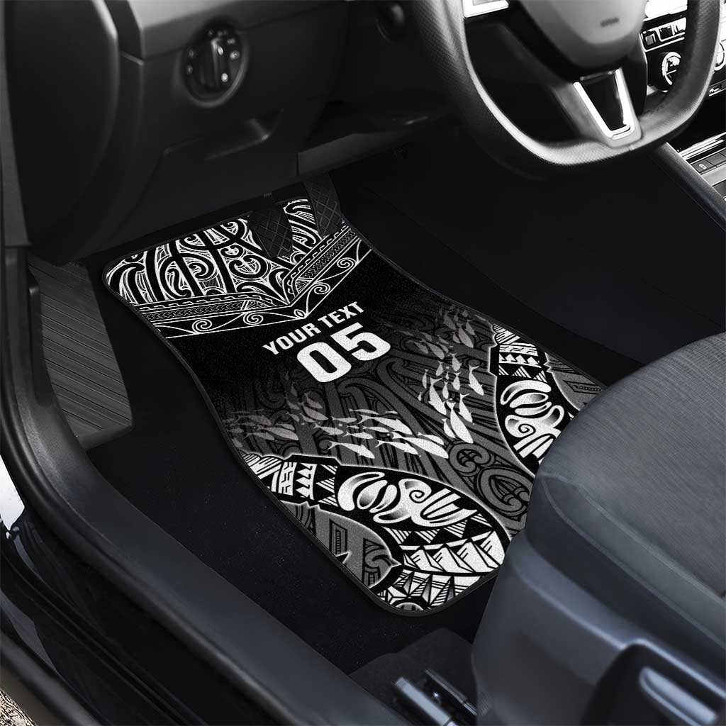 Custom New Zealand Fishing Car Mats Aotearoa Maori Koru - Polynesian Pride