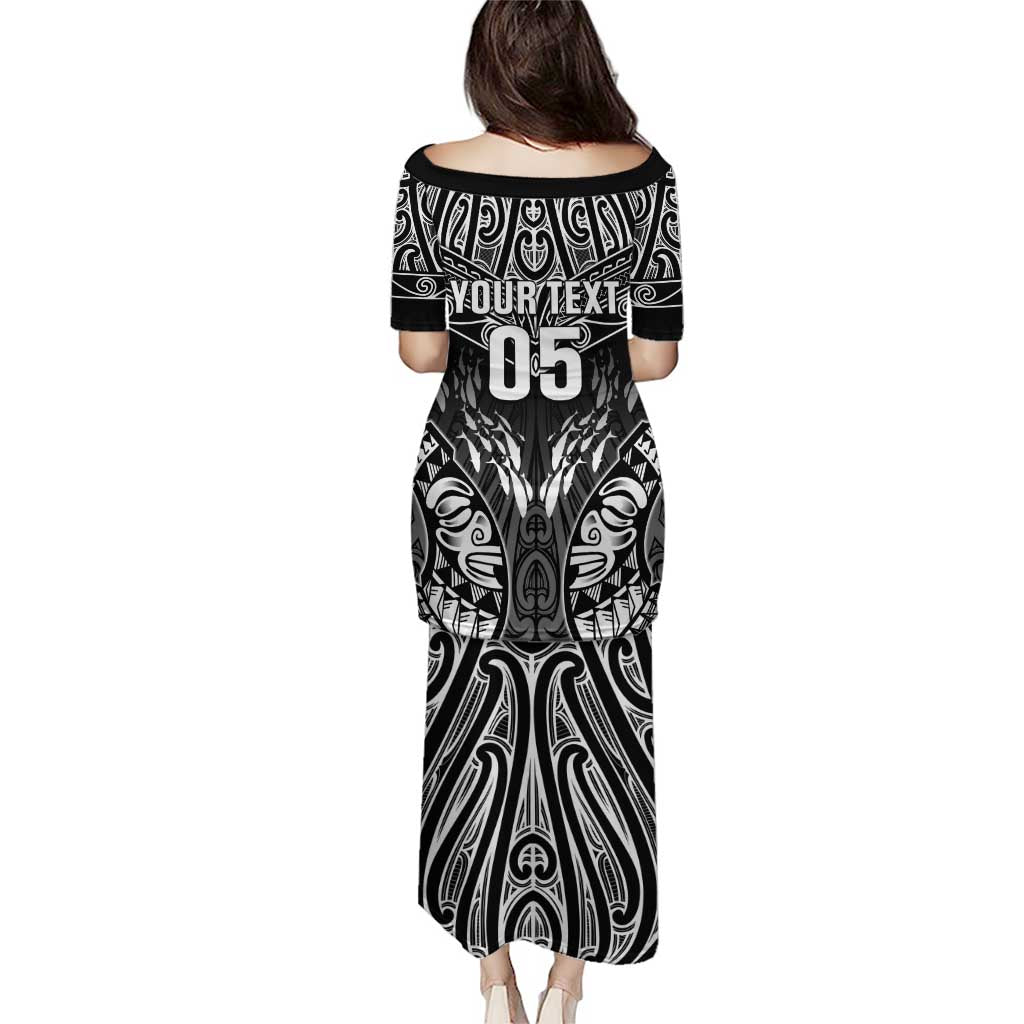 Custom New Zealand Fishing Family Matching Puletasi and Hawaiian Shirt Aotearoa Maori Koru LT05 - Polynesian Pride