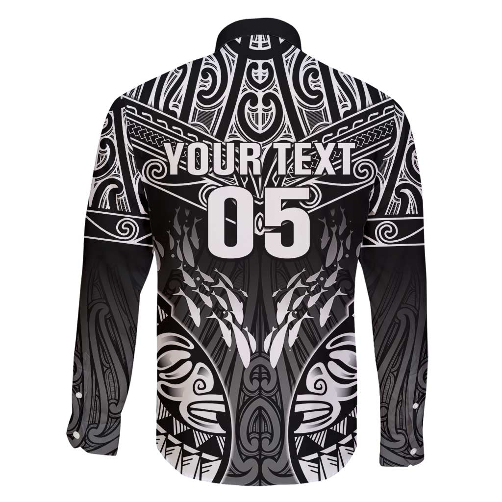 Custom New Zealand Fishing Family Matching Short Sleeve Bodycon Dress and Hawaiian Shirt Aotearoa Maori Koru - Polynesian Pride