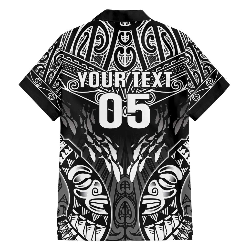 Custom New Zealand Fishing Family Matching Tank Maxi Dress and Hawaiian Shirt Aotearoa Maori Koru - Polynesian Pride