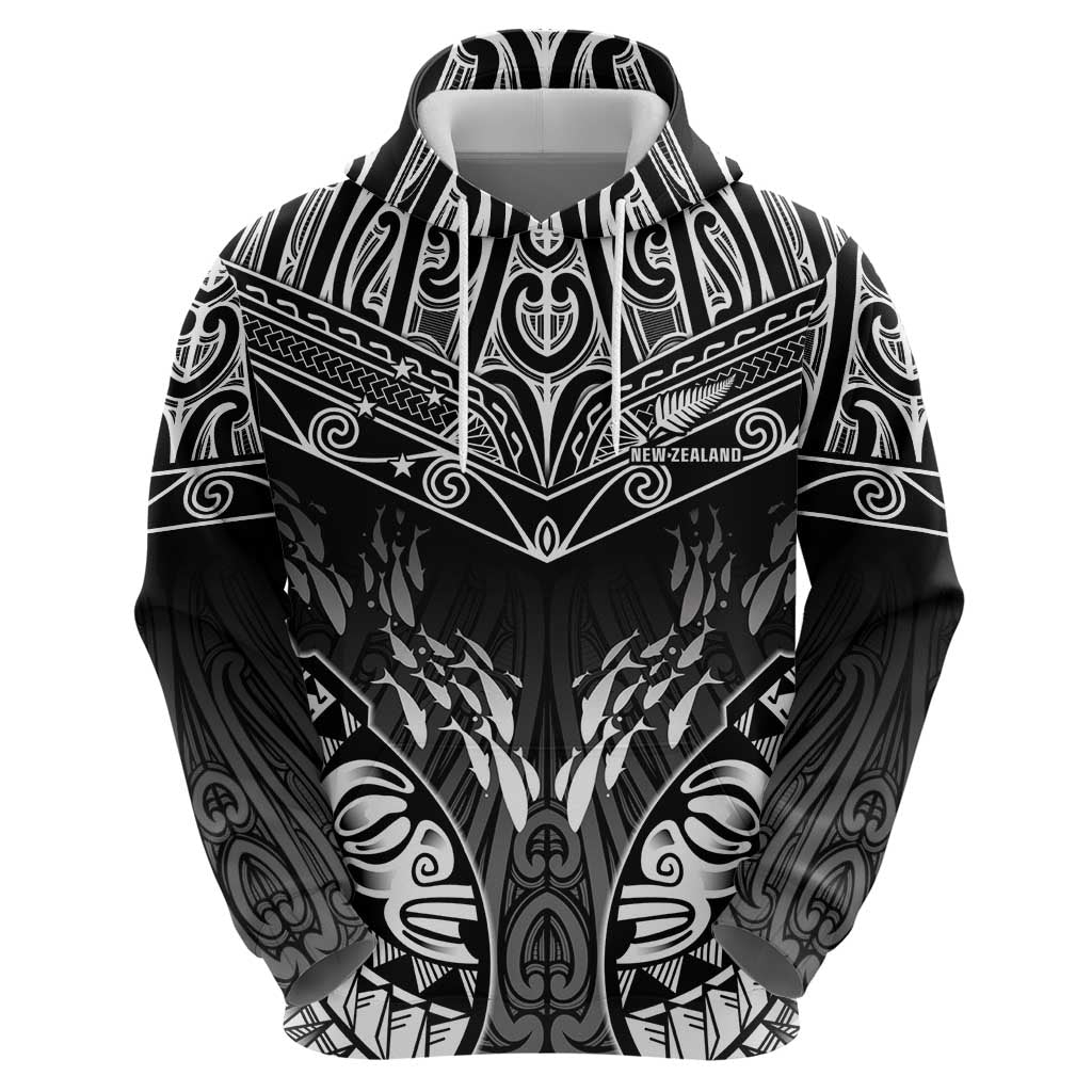 Custom New Zealand Fishing Hoodie Aotearoa Maori Koru - Polynesian Pride