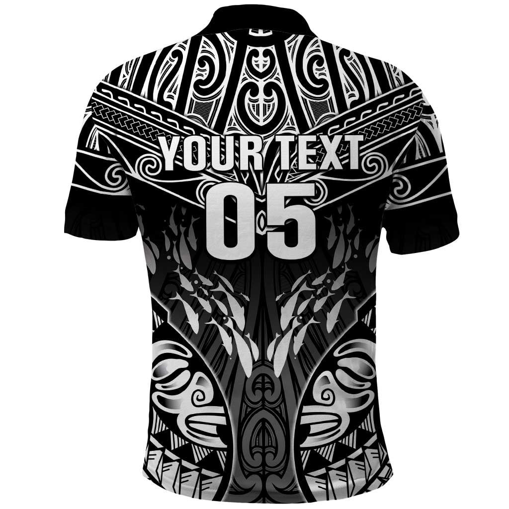 Custom New Zealand Fishing Polo Shirt Aotearoa Maori Koru LT05 - Polynesian Pride