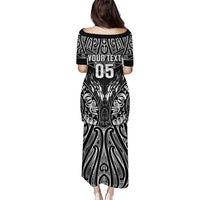 Custom New Zealand Fishing Puletasi Aotearoa Maori Koru - Polynesian Pride