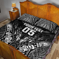 Custom New Zealand Fishing Quilt Bed Set Aotearoa Maori Koru - Polynesian Pride