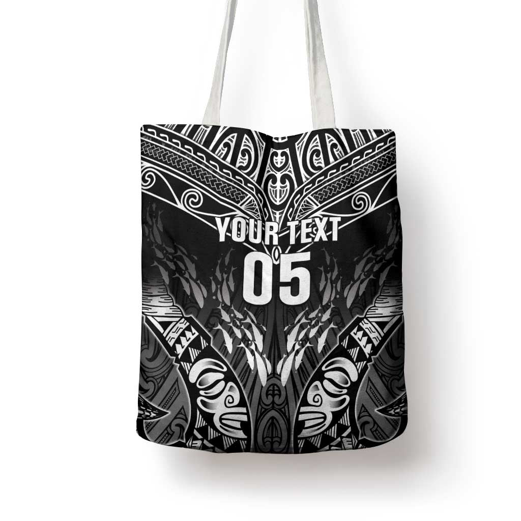 Custom New Zealand Fishing Tote Bag Aotearoa Maori Koru LT05 - Polynesian Pride