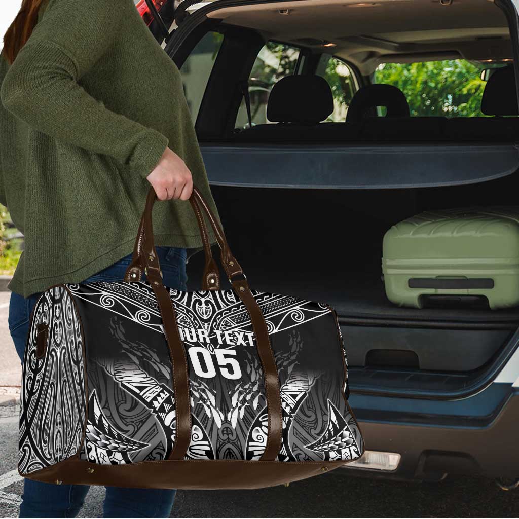 Custom New Zealand Fishing Travel Bag Aotearoa Maori Koru - Polynesian Pride