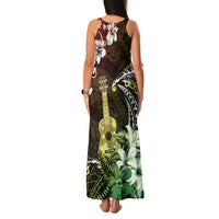 Hawaii Ukulele Family Matching Tank Maxi Dress and Hawaiian Shirt Polynesian Pattern Mix Hibiscus Reggae Version LT05 - Polynesian Pride