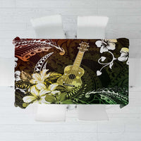 Hawaii Ukulele Tablecloth Polynesian Pattern Mix Hibiscus Reggae Version LT05 Reggae - Polynesian Pride