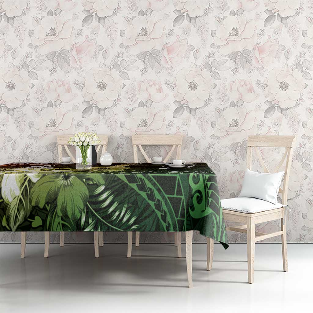 Hawaii Ukulele Tablecloth Polynesian Pattern Mix Hibiscus Reggae Version LT05 - Polynesian Pride