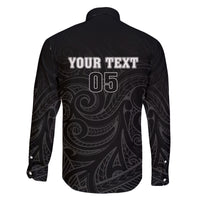 Custom New Zealand Marathon Family Matching Long Sleeve Bodycon Dress and Hawaiian Shirt Maori Style