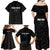 Custom New Zealand Marathon Family Matching Off Shoulder Maxi Dress and Hawaiian Shirt Maori Style