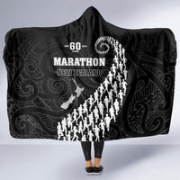 New Zealand Marathon Hooded Blanket Maori Style