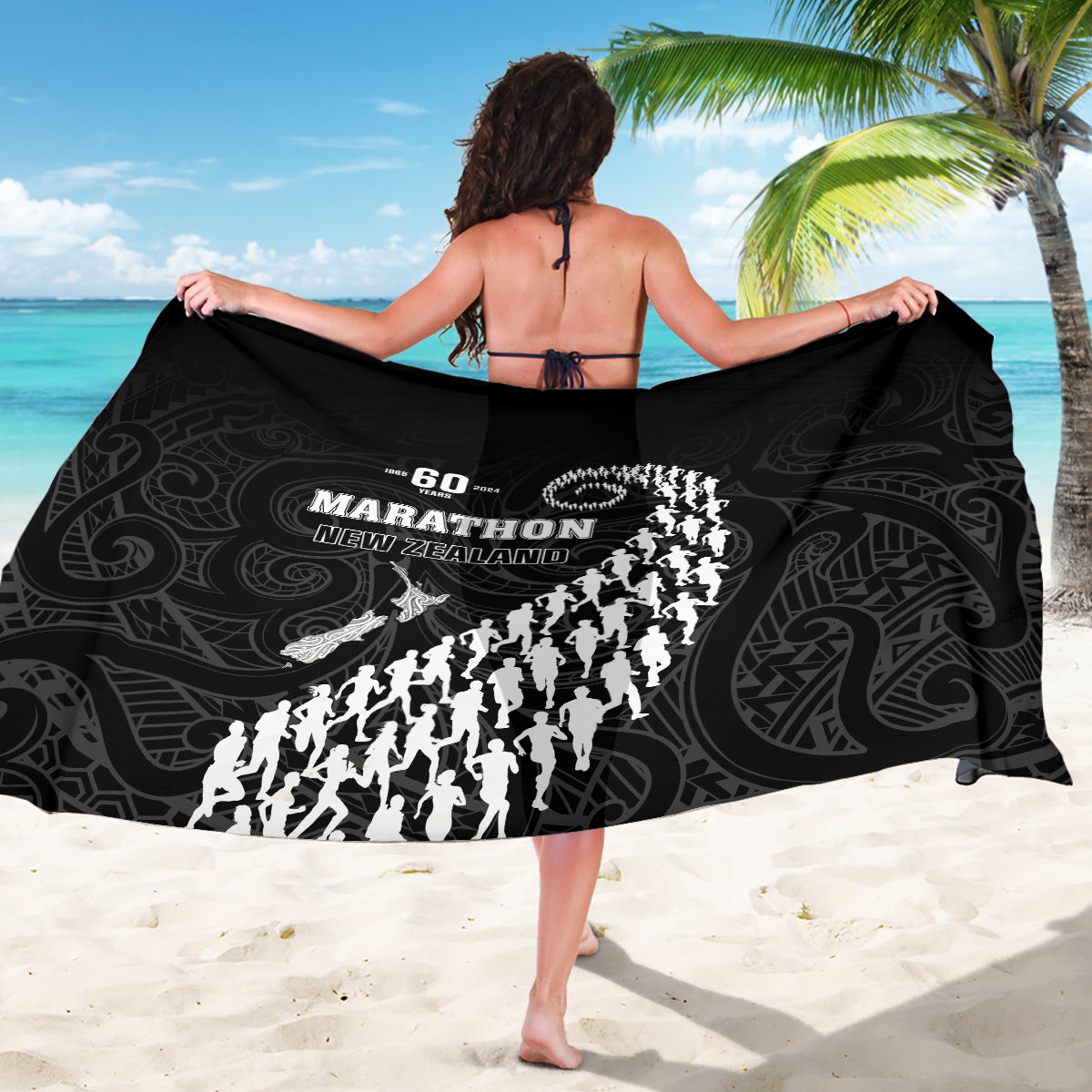 New Zealand Marathon Sarong Maori Style