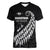 Custom New Zealand Marathon Women V-Neck T-Shirt Maori Style