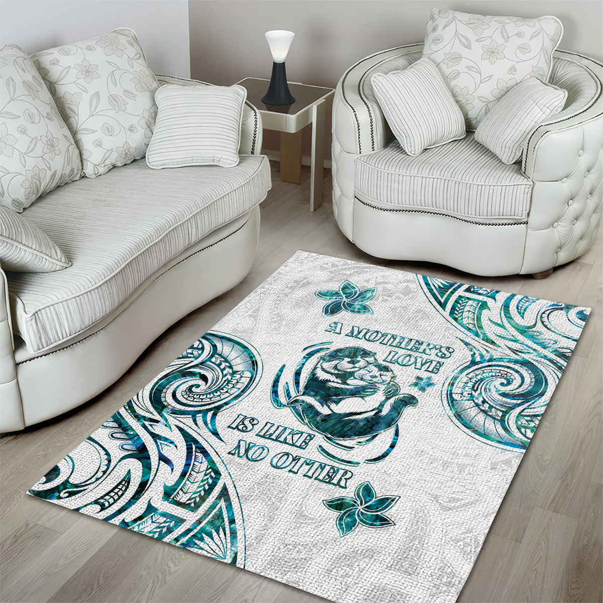 New Zealand Aotearoa Hari Ra Mama Area Rug A Mother's Love Is Like No Otter