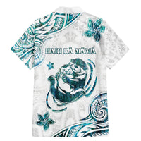 New Zealand Aotearoa Hari Ra Mama Family Matching Mermaid Dress and Hawaiian Shirt A Mother's Love Is Like No Otter LT05 - Polynesian Pride