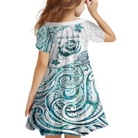 New Zealand Aotearoa Hari Ra Mama Family Matching Tank Maxi Dress and Hawaiian Shirt A Mother's Love Is Like No Otter LT05 - Polynesian Pride