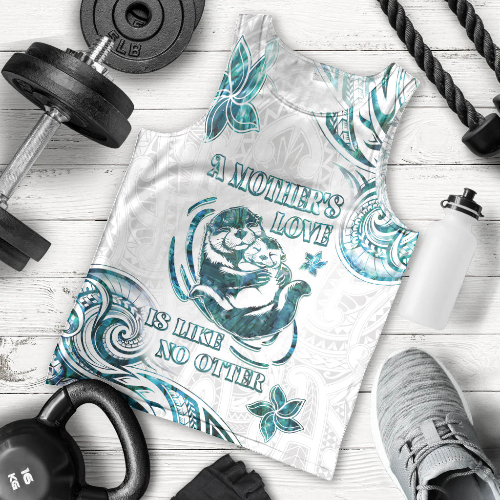 New Zealand Aotearoa Hari Ra Mama Men Tank Top A Mother's Love Is Like No Otter LT05 - Polynesian Pride