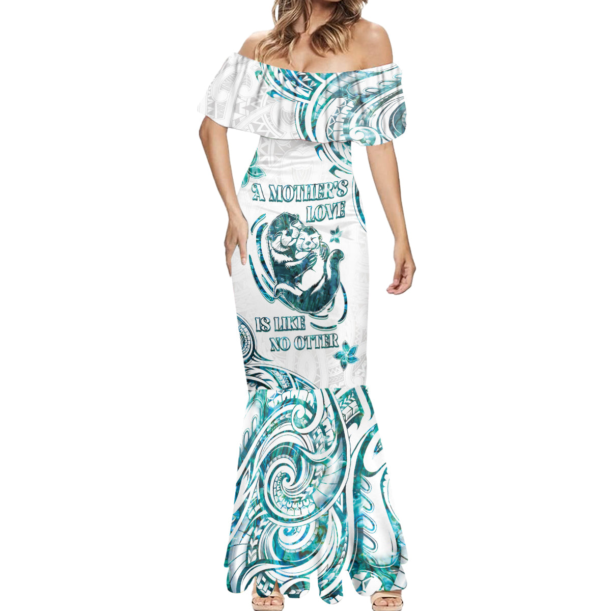 New Zealand Aotearoa Hari Ra Mama Mermaid Dress A Mother's Love Is Like No Otter