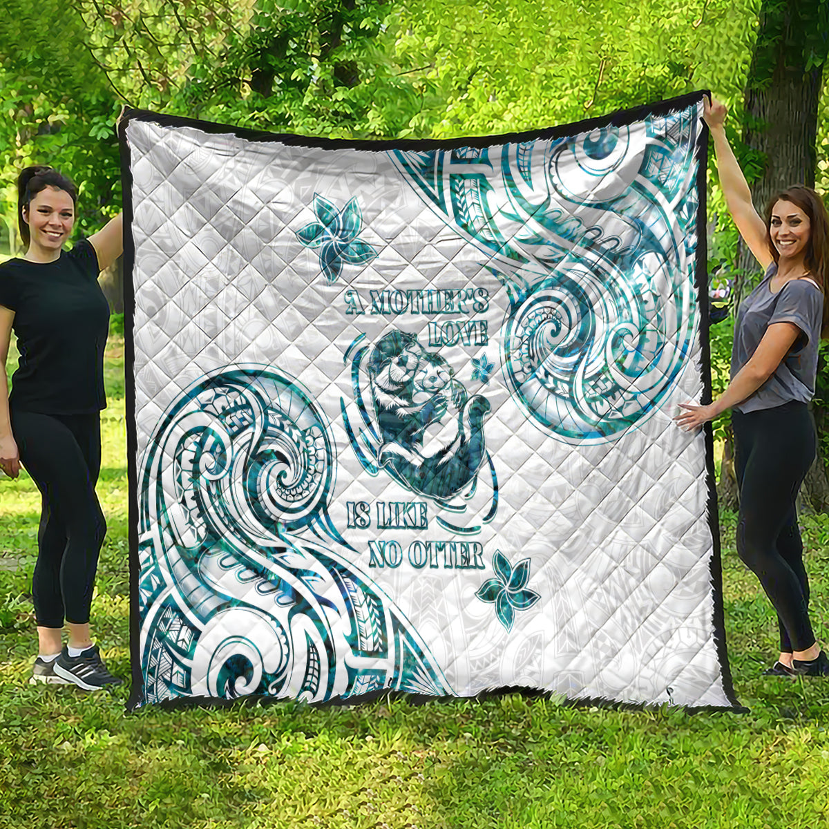 New Zealand Aotearoa Hari Ra Mama Quilt A Mother's Love Is Like No Otter LT05 - Polynesian Pride