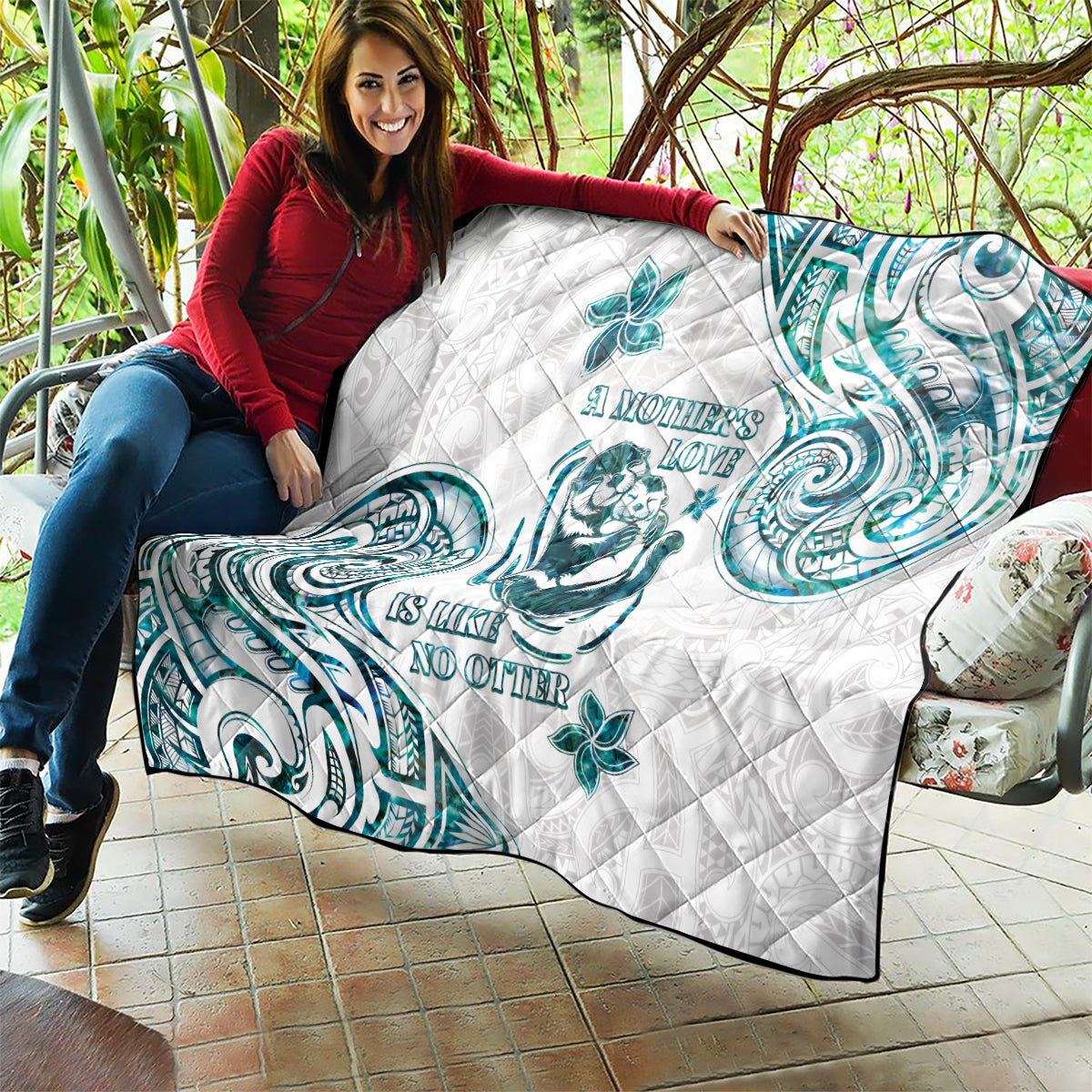 New Zealand Aotearoa Hari Ra Mama Quilt A Mother's Love Is Like No Otter LT05 - Polynesian Pride