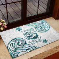 New Zealand Aotearoa Hari Ra Mama Rubber Doormat A Mother's Love Is Like No Otter LT05 - Polynesian Pride