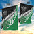 New Zealand And Ireland Rugby Garden Flag Silver Fern With Celtic Cross