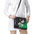 New Zealand And Ireland Rugby Shoulder Handbag Silver Fern With Celtic Cross