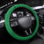 New Zealand And Ireland Rugby Steering Wheel Cover Silver Fern With Celtic Cross