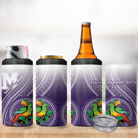 Personalized Manua High School 4 in 1 Can Cooler Tumbler Polynesian Tribal Pattern LT05 - Polynesian Pride
