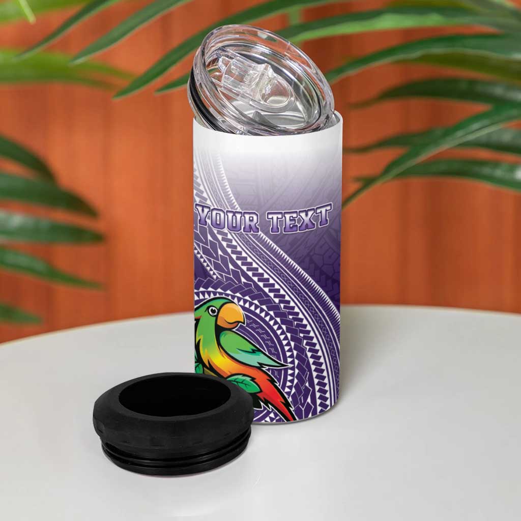 Personalized Manua High School 4 in 1 Can Cooler Tumbler Polynesian Tribal Pattern LT05 - Polynesian Pride