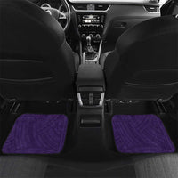Manua High School Car Mats Polynesian Tribal Pattern LT05 Set 2pcs - Back Purple - Polynesian Pride
