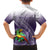 Personalized Manua High School Family Matching Off The Shoulder Long Sleeve Dress and Hawaiian Shirt Polynesian Tribal Pattern