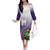 Personalized Manua High School Family Matching Off The Shoulder Long Sleeve Dress and Hawaiian Shirt Polynesian Tribal Pattern