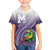Personalized Manua High School Family Matching Off The Shoulder Long Sleeve Dress and Hawaiian Shirt Polynesian Tribal Pattern