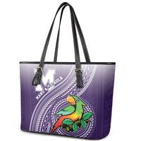 Manua High School Leather Tote Bag Polynesian Tribal Pattern LT05 - Polynesian Pride