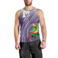 Personalized Manua High School Men Tank Top Polynesian Tribal Pattern