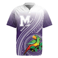 Personalized Manua High School Rugby Jersey Polynesian Tribal Pattern LT05 Purple - Polynesian Pride